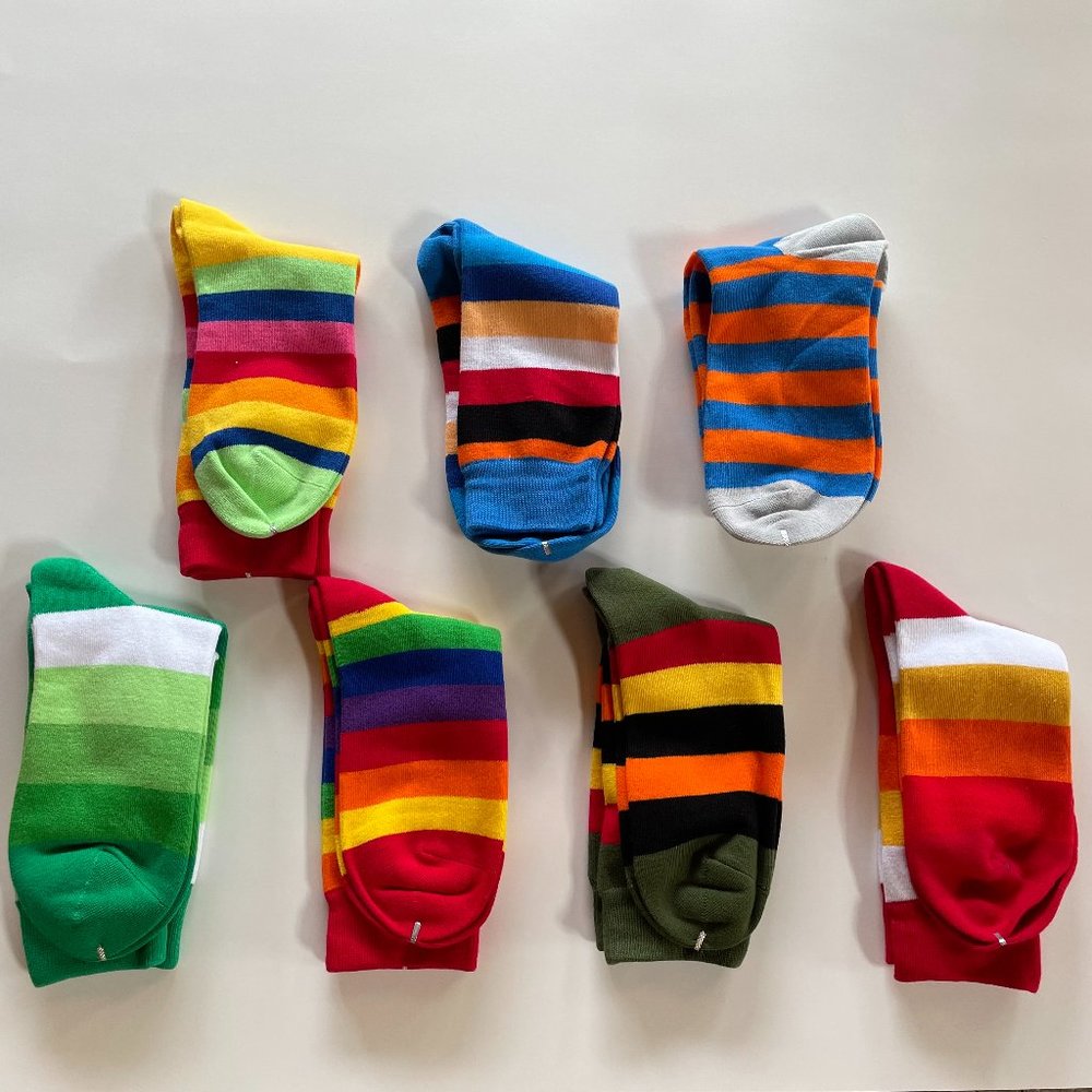 Colorful, Bright, Bundle of Socks!